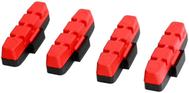 Magura Rim Brake Pads - Race, For HS Brakes, Red, 4pcs.