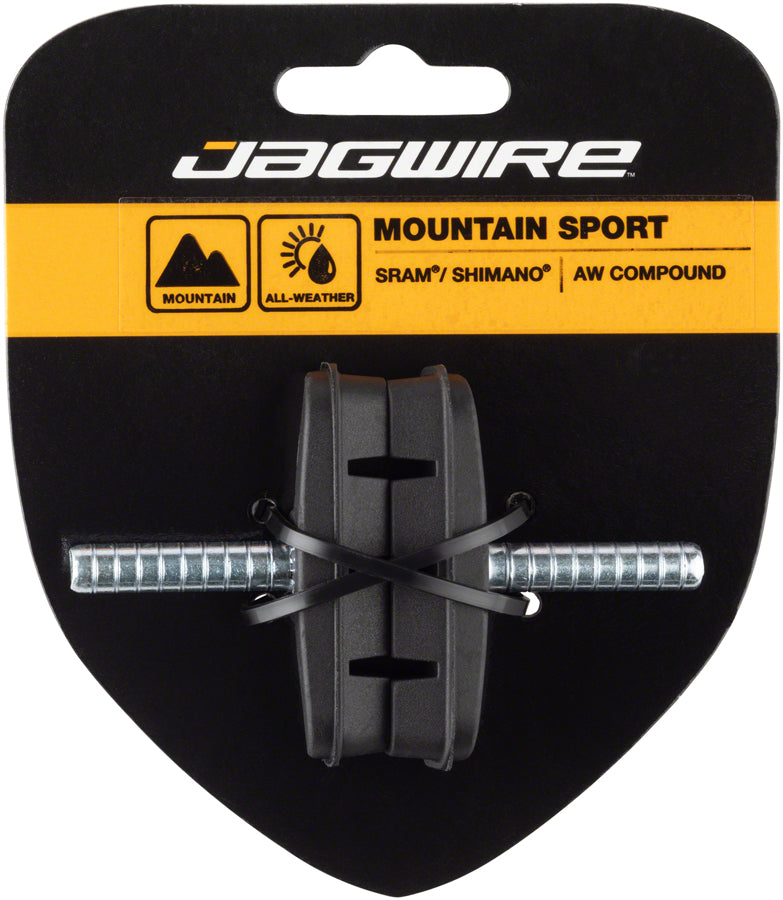 Jagwire Mountain Sport Brake Pads Smooth Post 53mm Pad Black