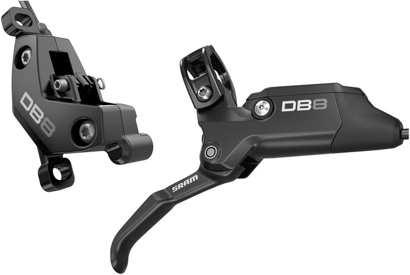 SRAM DB8 Disc Brake and Lever - Front, Mineral Oil Hydraulic, Post Mount, Diffusion Black, A1