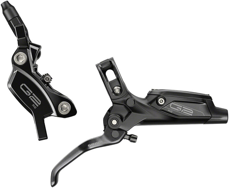 SRAM G2 RE Disc Brake and Lever - Rear, Hydraulic, Post Mount, Gloss Black, A2