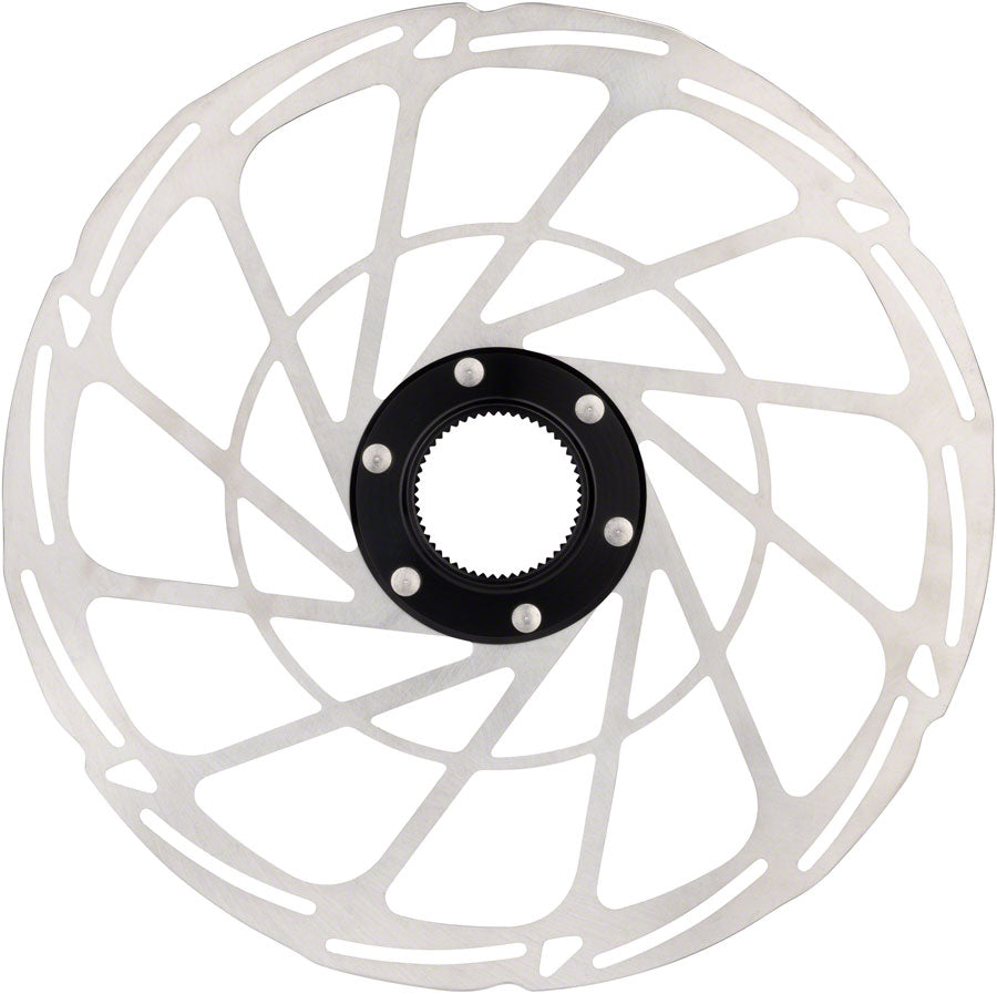 Jagwire Sport SR1 Disc Brake Rotor - 220mm, Center Lock, Silver