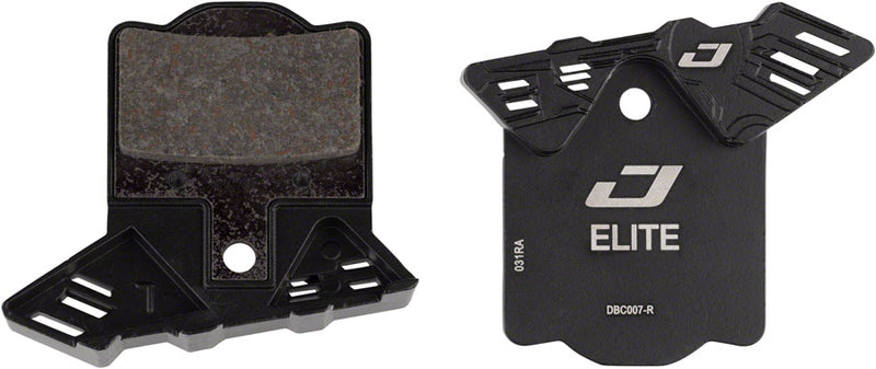 Jagwire Elite Cooling Disc Brake Pad - Semi-Metallic, Aluminum Backed, Fits Magura MT8, MT4, MT Trail (Rear)