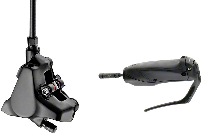 TRP HD-T910 TT Disc Brake and Lever - Rear, Hydraulic, Flat Mount, Black