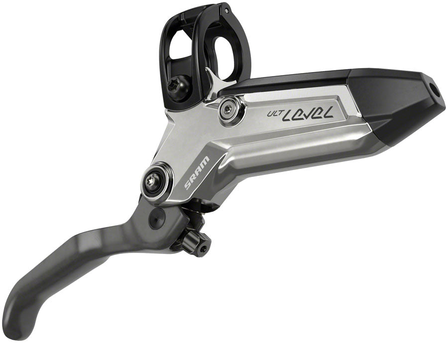 SRAM Level Ultimate Stealth Disc Brake and Lever - Rear, Post Mount, 4-Piston, Carbon Lever, Titanium Hardware, Black/Silver, C1