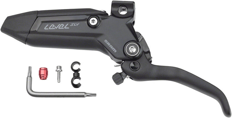 SRAM Level Silver Stealth Disc Brake Lever Assembly - Aluminum Lever Blade BLK/Silver C1