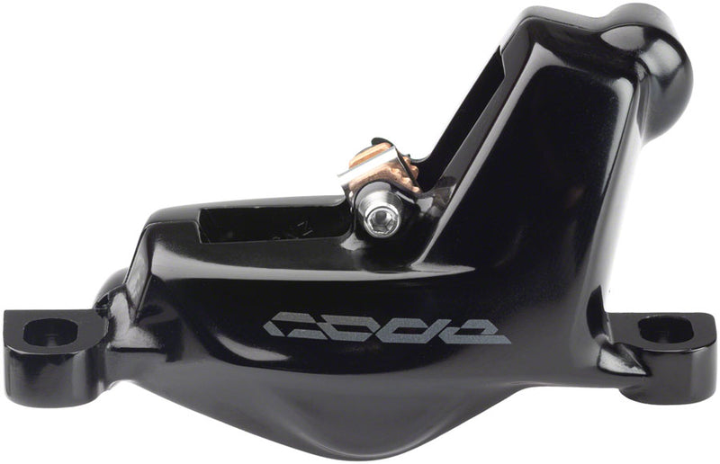 SRAM Code Silver Stealth Disc Brake Caliper Assembly - Front/Rear Post Mount 4-Piston BLK C1