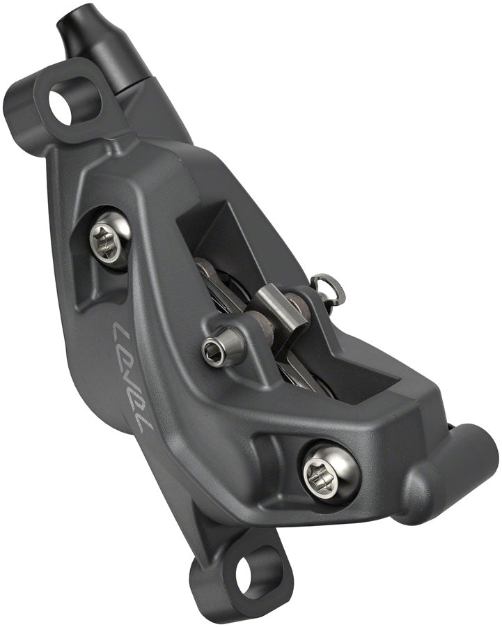 SRAM Level Bronze Stealth Disc Brake and Lever - Rear, Post Mount, 4-Piston, Aluminum Lever, SS Hardware, Dark Polar, C1