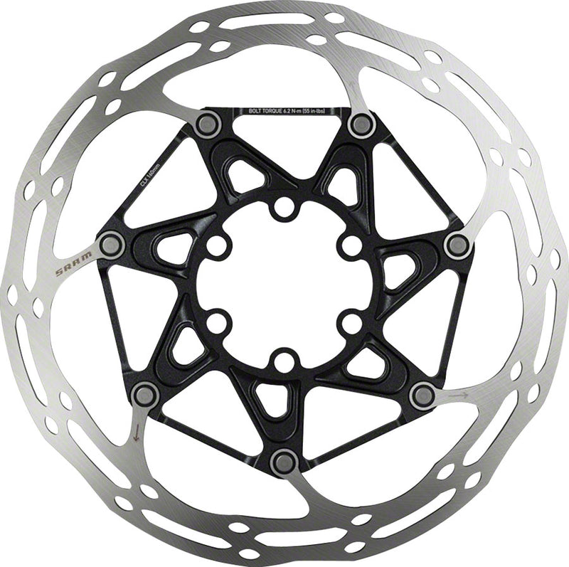 SRAM Centerline X Disc Brake Rotor - 160mm, 6-Bolt, Steel Bolts, Silver/Black