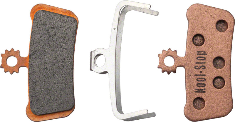 Kool-Stop Disc Brake Pad for Avid/SRAM - Sintered, Copper Plated Backplate, Fits SRAM Guide, Avid XO/Elixir Trail