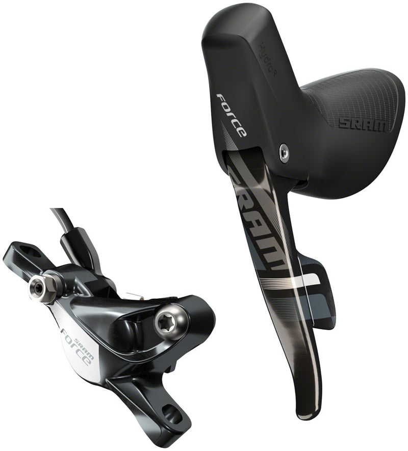 SRAM Force 22/ Force 1 Right Rear Road Hydraulic Disc Brake and DoubleTap Lever, 1800mm Hose, Rotor Sold Separately