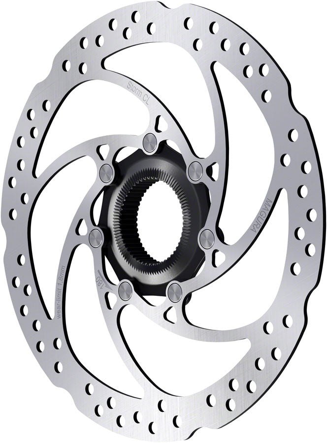 Magura Storm CL Disc Brake Rotor - 203mm, Center Lock, For Thru-Axle Hub, Silver