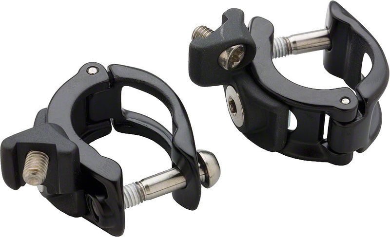 SRAM MatchMaker X Cockpit Clamp - Pair, Black with Ti Bolts