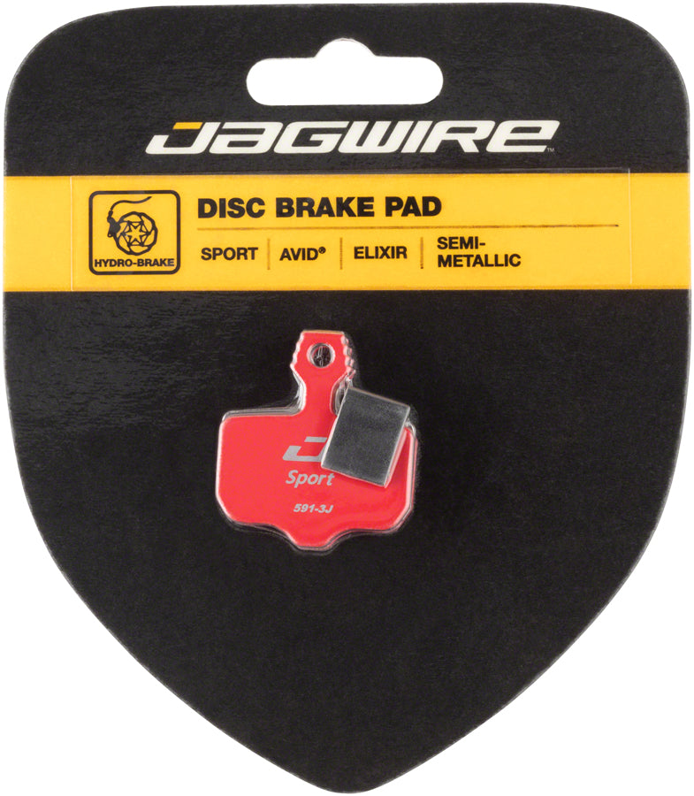 Jagwire Mountain Sport Semi-Metallic Disc Brake Pads for Avid Elixir R, CR1, 3, 5, 7, 9, X0, XX