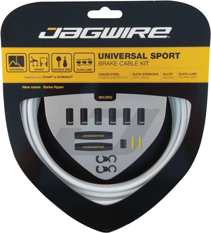 Jagwire Universal Sport Brake Cable Kit, White