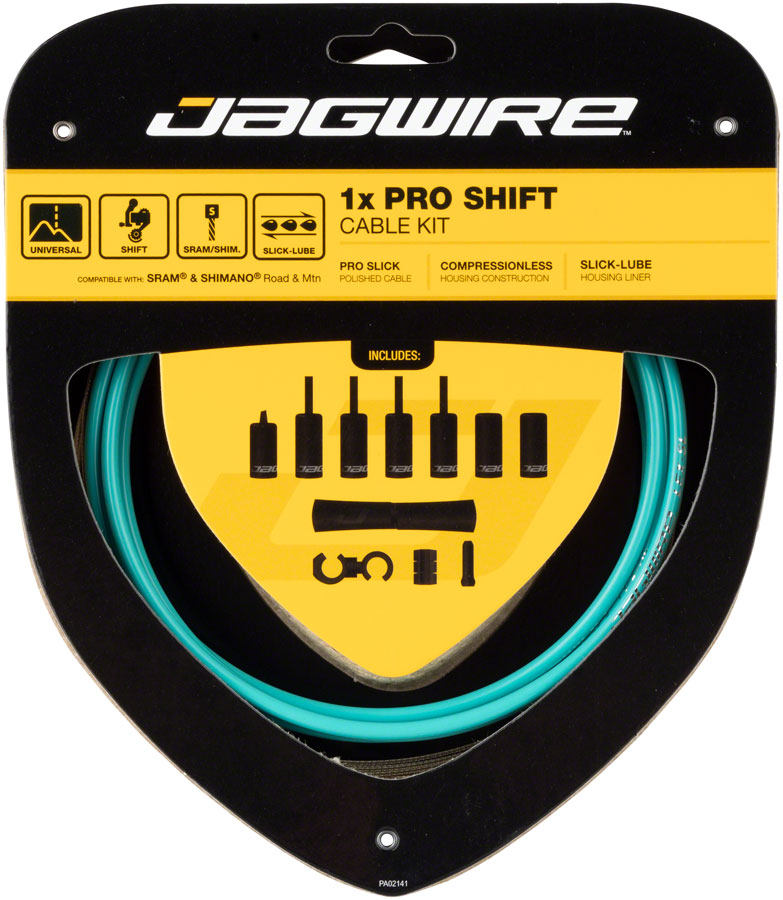 Jagwire 1x Pro Shift Kit Road/Mountain SRAM/Shimano, Celeste