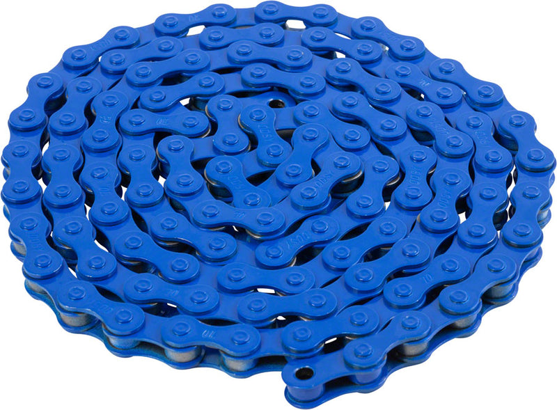 Odyssey Bluebird Chain - Single Speed 1/2" x 1/8", 112 Links, Blue