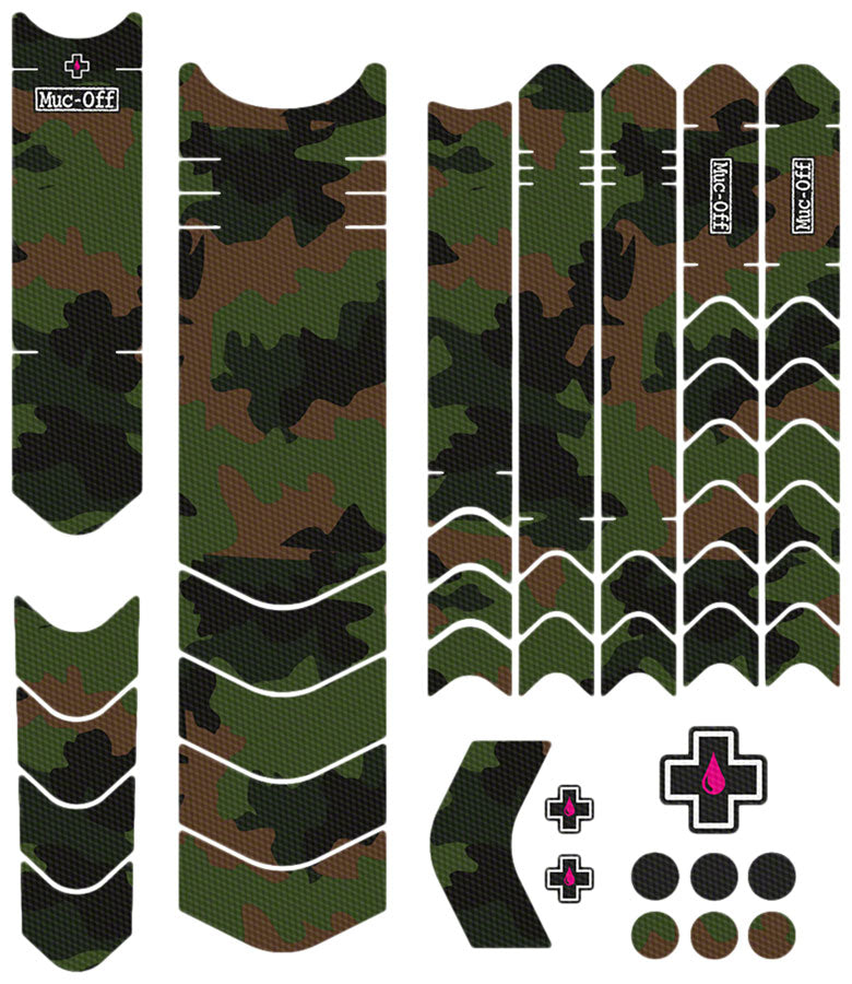 Muc-Off E-MTB Frame Protection Kit - 45-Piece Kit, Camo