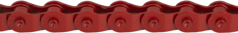 The Shadow Conspiracy Interlock V2 Chain - Single Speed 1/2" x 1/8", 98 Links, Half Link Chain, Red