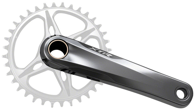 Shimano XTR FC-M9100 Crankset - 175mm, 12-Speed, 1x, Direct Mount, Hollowtech II Spindle Interface, Gray - Open Box, New