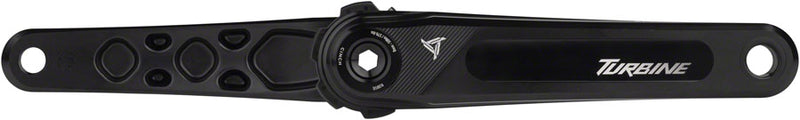 RaceFace Turbine Crankset - 175mm, Direct Mount, 136mm Spindle with CINCH Interface, 7050 Aluminum, Black