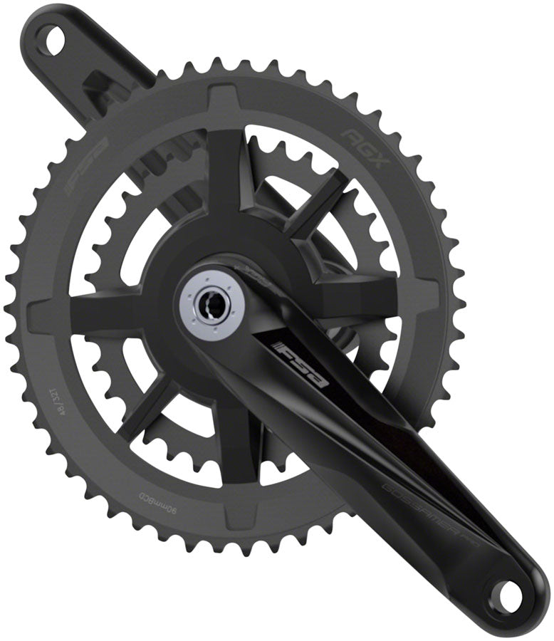 Full Speed Ahead Gossamer Pro Modular AGX+ Crankset - 170mm, 11/12-Speed, 46/30t, DM/90 BCD, 386 EVO Spindle Interface, Black