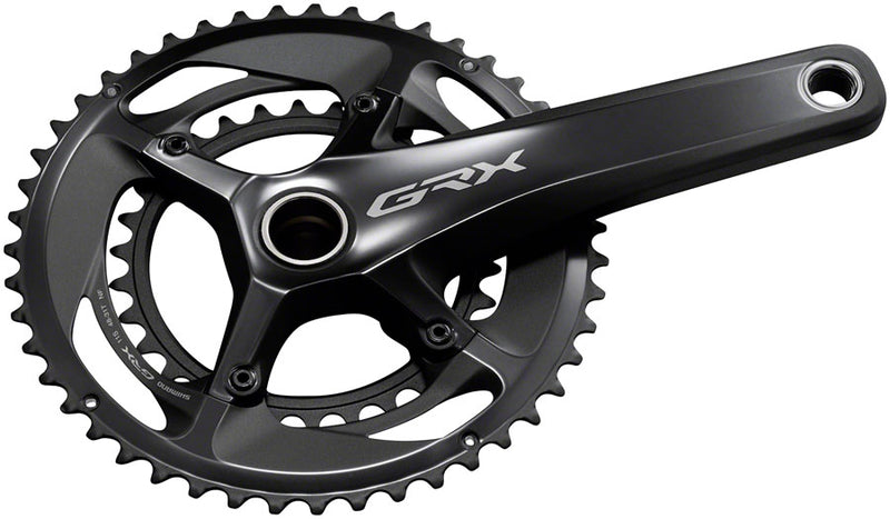 Shimano GRX FC-RX810-2 Crankset - 172.5mm, 11-Speed, 48/31t, 110/80 BCD, Hollowtech II Spindle Interface, Black