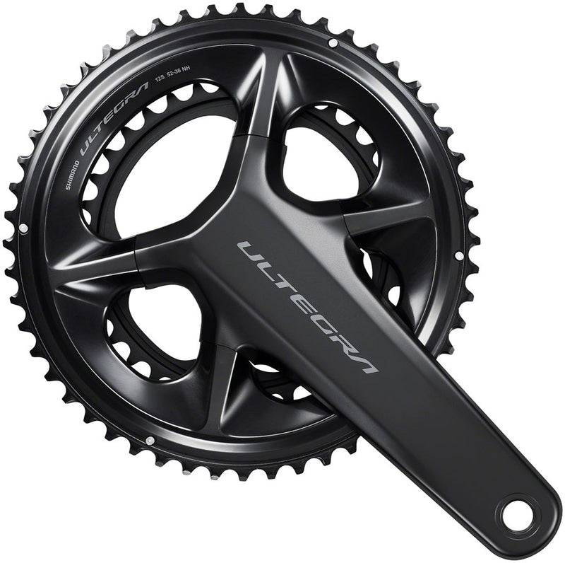 Shimano Ultegra FC-R8100 Crankset - 165mm, 12-Speed, 50/34t, Hollowtech II Spindle Interface, Black