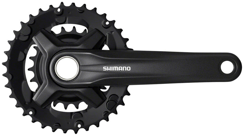 Shimano FC-MT210-B2 Crankset - 175mm 9-Speed 36/22t Riveted 51.8mm Chainline BLK