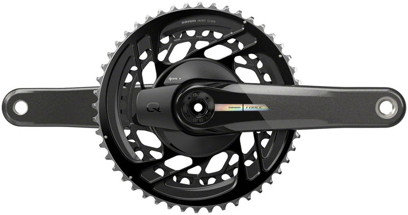 SRAM Force AXS Power Meter Crankset - 175mm, 2x 12-Speed, 46/33t, Direct Mount, DUB Spindle Interface, Iridescent Gray, D2