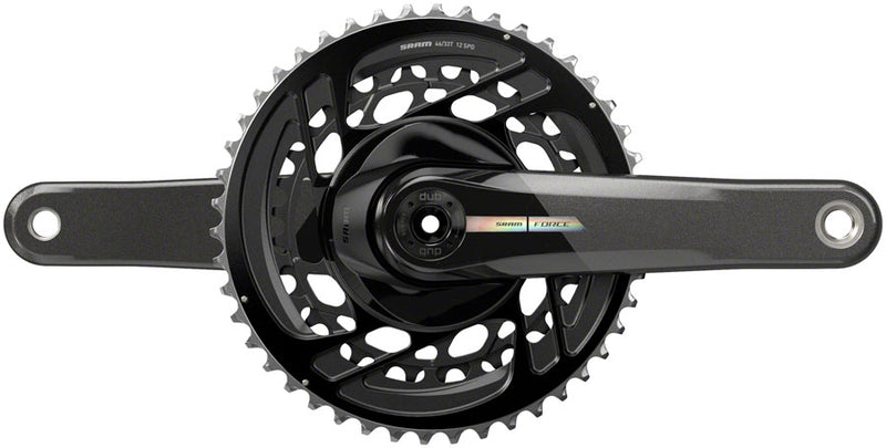 SRAM Force Crankset - 175mm, 2x 12-Speed, 46/33t, Direct Mount, DUB Spindle Interface, Iridescent Gray, D2