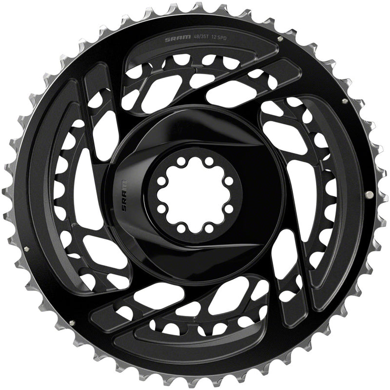 SRAM Force 2x Chainring Kit - 48/35t 2x12-Speed 8-Bolt Direct Mount Black D2