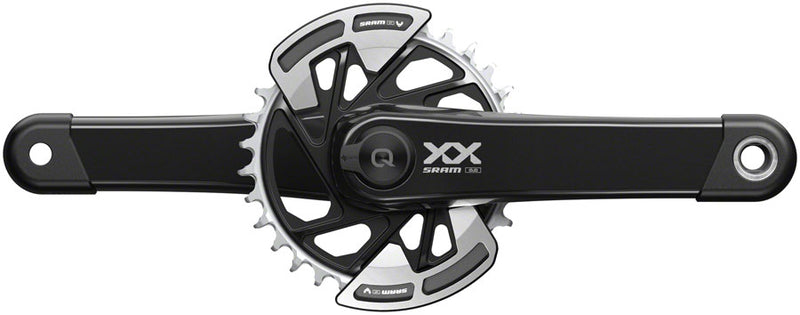 SRAM XX Eagle T-Type AXS Power Meter Wide Crankset - 165mm, 12-Spd, 32t Chainring, Direct Mount, 2-Guards, PM DUB Spindle, Black