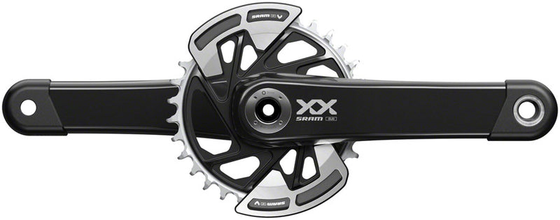 SRAM XX Eagle T-Type Wide Crankset - 165mm, 12-Speed, 32t Chainring, Direct Mount, 2-Guards, DUB Spindle Interface, Black