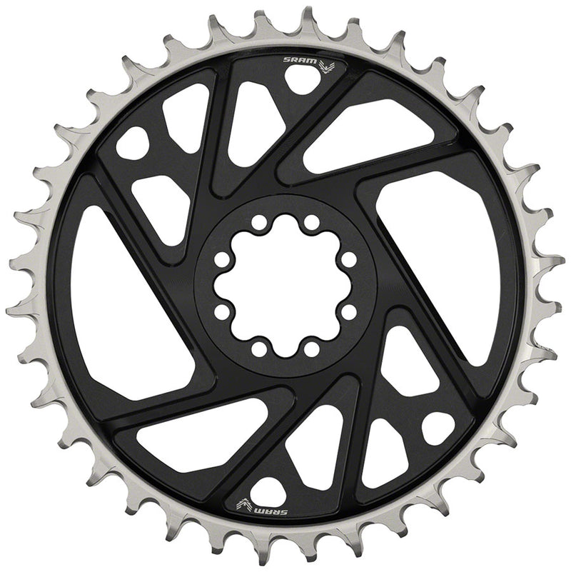 SRAM XX Eagle T-Type Direct Mount Chainring - 34t 12-Speed 8-Bolt Direct Mount 3mm Offset Aluminum BLK D1