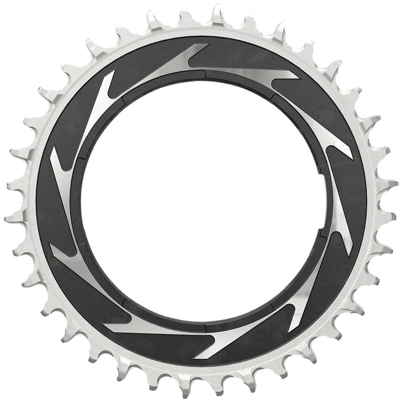 SRAM XX SL Eagle T-Type Thread Mount Chainring - 36t 12-Speed Thread Mount  For XX SL PM Spider 0mm Offset Aluminum BLK/Silver