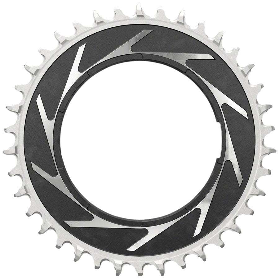 SRAM XX SL Eagle T-Type Thread Mount Chainring - 38t 12-Speed Thread Mount  For XX SL PM Spider 0mm Offset Aluminum BLK/Silver