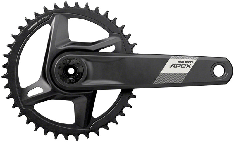 SRAM Apex 1 Wide Crankset - 160mm 12-Speed 40t Direct Mount DUB Spindle Interface BLK D1