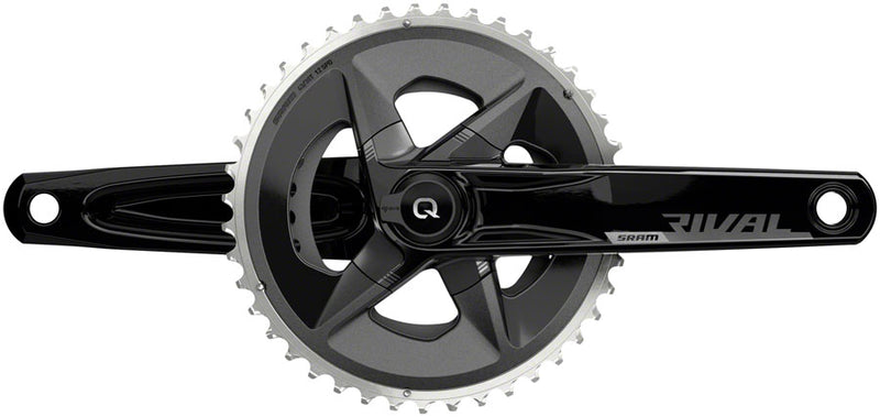 SRAM Rival AXS Wide Power Meter Crankset - 165mm, 12-Speed, 43/30t Yaw, 94 BCD, DUB Spindle Interface, Black, D1