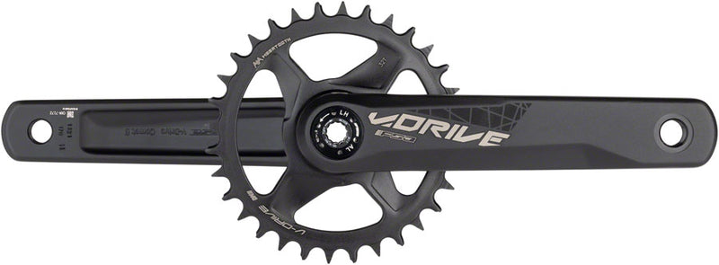 Full Speed Ahead V-Drive Modular 1x Crankset - 175mm, 11/12-Speed, 32t, Direct Mount, MegaExo Spindle Interface, Black