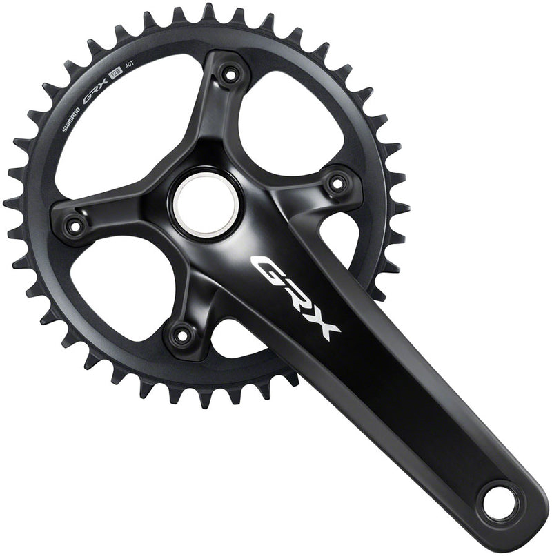 Shimano GRX FC-RX820-1 Crankset - 175mm, 12-Speed, 40t, 110 BCD, Hollowtech II, Black