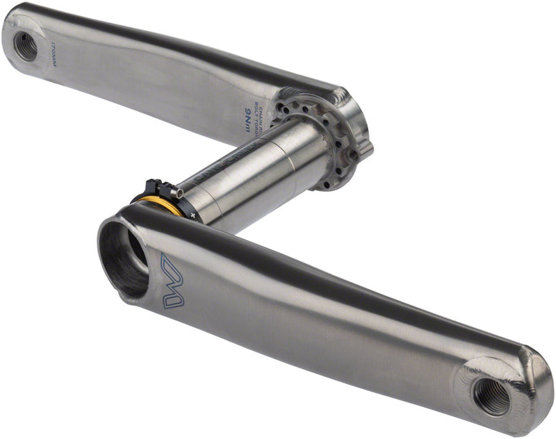 Cane Creek eeWings All-Road Titanium Crankset - 170mm, Direct Mount, 30mm Spindle, Brushed Titanium