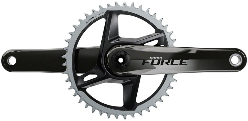 SRAM Force 1 AXS Crankset - 170mm, 12-Speed, 46t, 8-Bolt Direct Mount, DUB Spindle Interface, Gloss Natural Carbon, D1