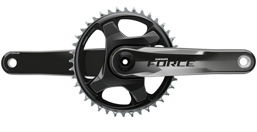 SRAM Force 1 AXS Crankset - 165mm, 12-Speed, 40t, 8-Bolt Direct Mount, DUB Spindle Interface, Gloss Natural Carbon, D1