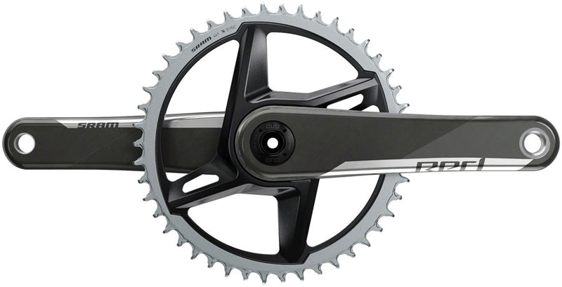 SRAM RED 1 AXS Crankset - 175mm, 12-Speed, 46t, 8-Bolt Direct Mount, DUB Spindle Interface, Natural Carbon, D1