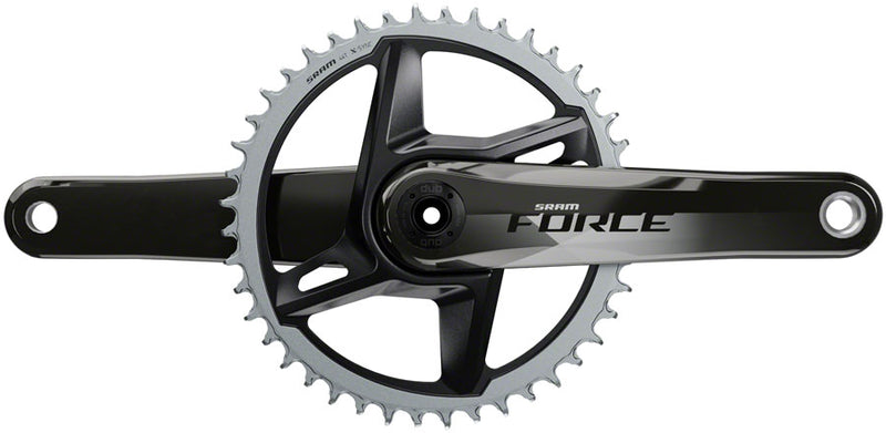 SRAM Force 1 AXS Wide Crankset - 165mm, 12-Speed, 40t, 8-Bolt Direct Mount, DUB Spindle Interface, Gloss Natural Carbon, D1