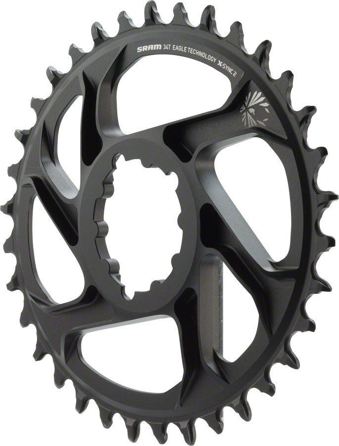 SRAM X-Sync 2 Eagle Oval Direct Mount Chainring 34T 6mm Offset