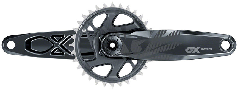 SRAM GX Eagle Boost Crankset - 165mm, 12-Speed, 32t, Direct Mount, DUB Spindle Interface, Lunar, 52mm Chainline