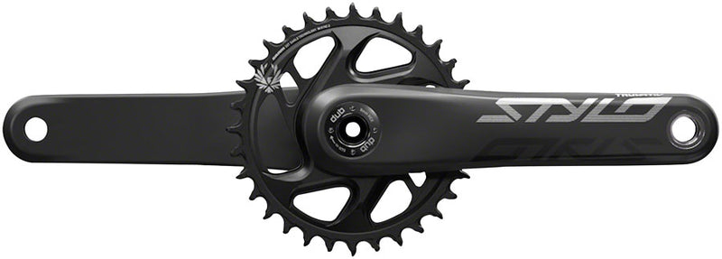 TruVativ STYLO Carbon Eagle Crankset - 175mm, 12-Speed, 34t, Direct Mount, Cannondale Ai, DUB Spindle Interface, Black