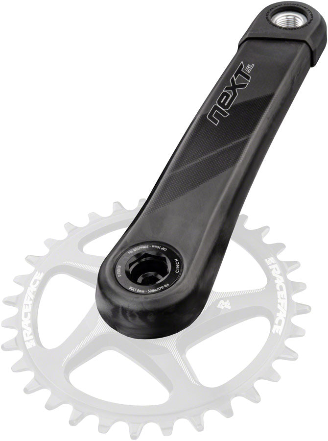 RaceFace Next SL G5 Crankset - 175mm, Direct Mount, 136mm RaceFace CINCH Spindle Interface, Black