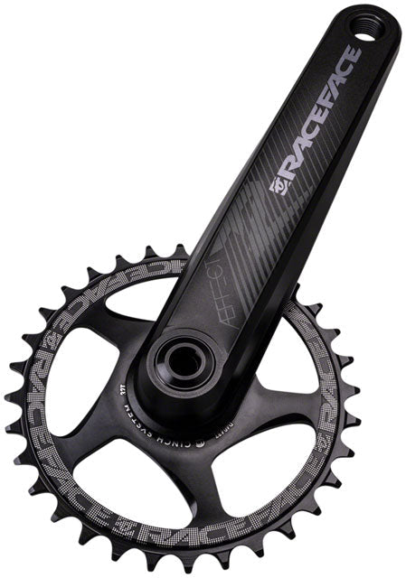 RaceFace Aeffect R Crankset - 175mm, Direct Mount CINCH, RaceFace EXI Spindle Interface, Black - Open Box, New